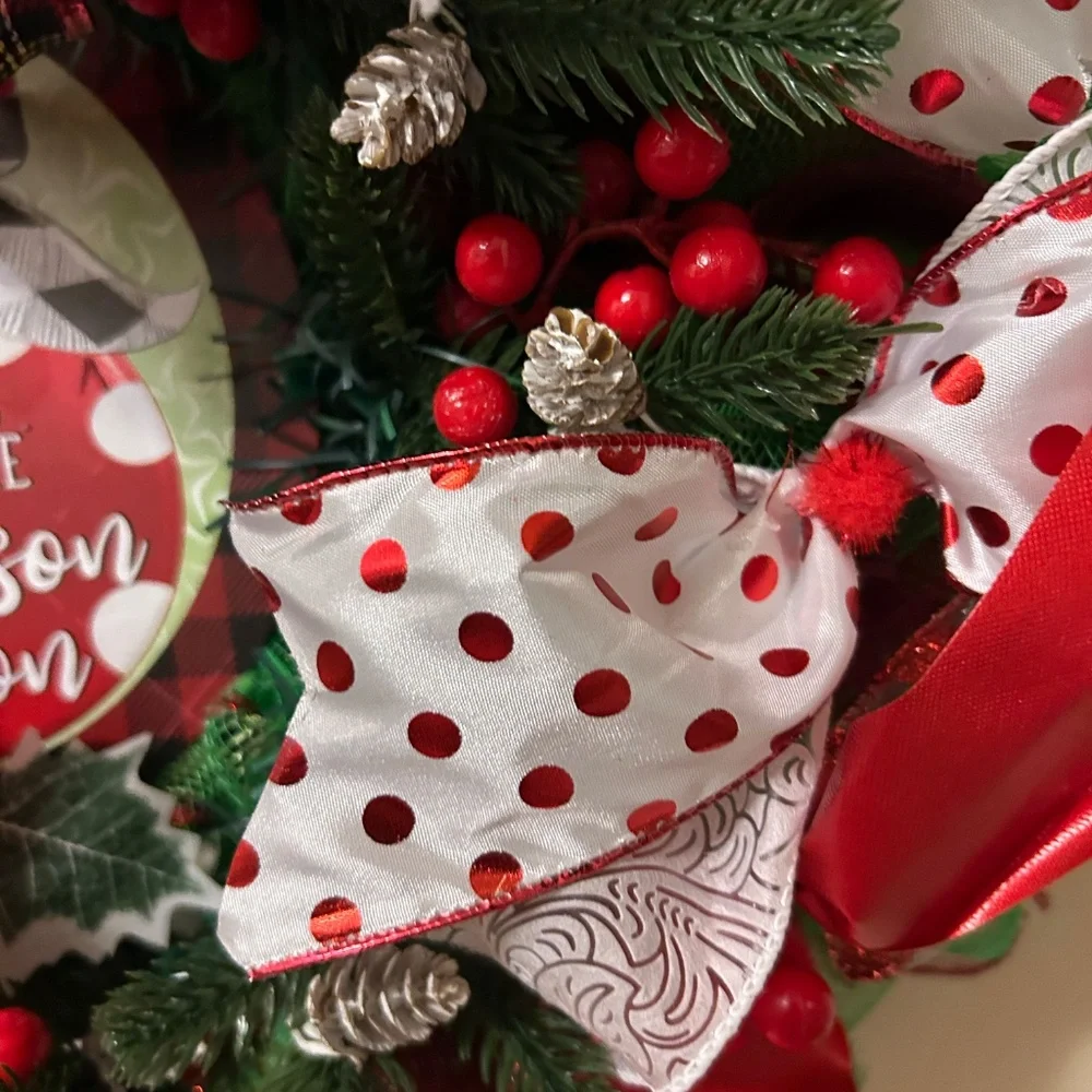 Jesus is the reason for the season wreath